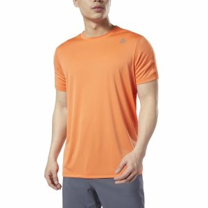 Koszulki Męskie Reebok WOR Tech Top Pomarańczowe PL 74LZSWK